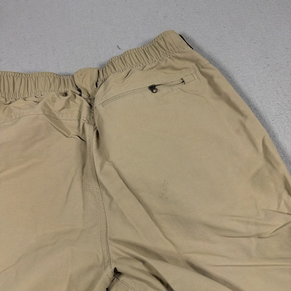 The North Face Convertible Hiking Pants Men 38 Regular Khaki‎ Zip Off Outdoor